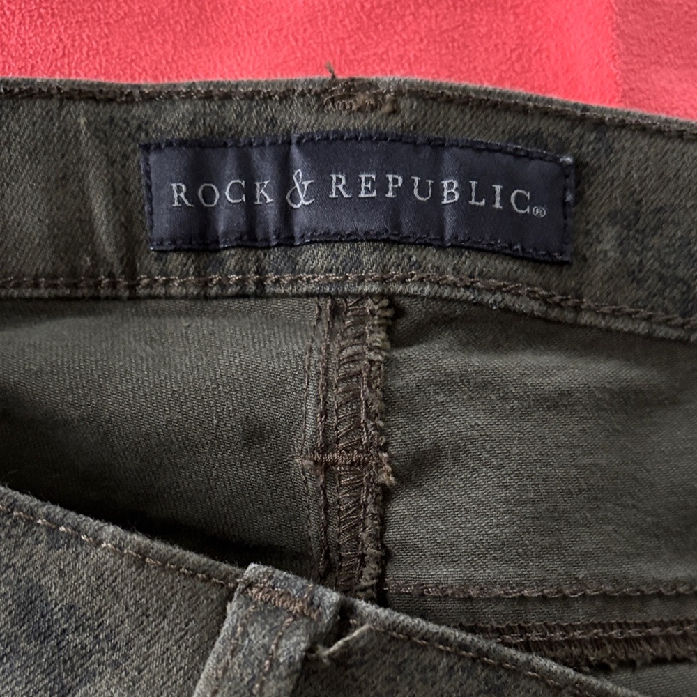 Rock & Republic Olive Jeans